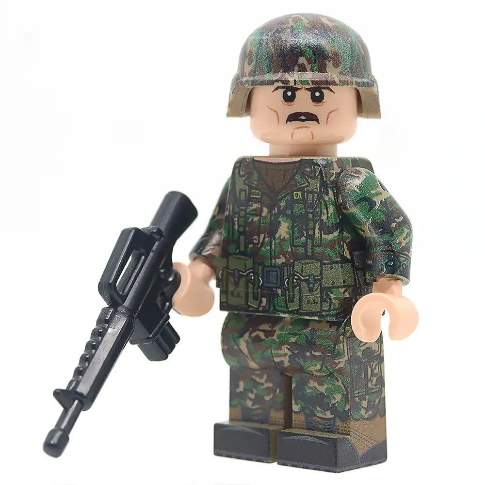 US Army Soldier in Woodland Camo