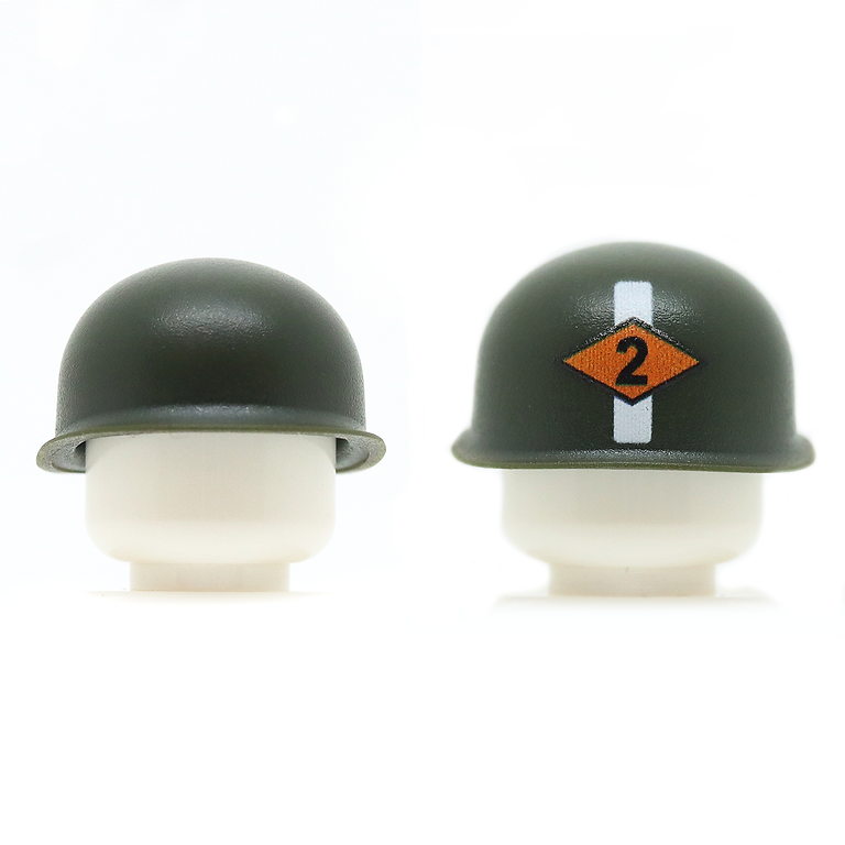 WW2 US Army 2nd Ranger Lieutenant Helmet