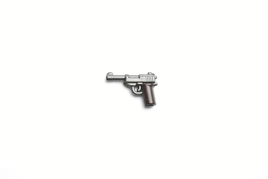 P38 Pistol RELOADED (Gunmetal & Dark Brown)