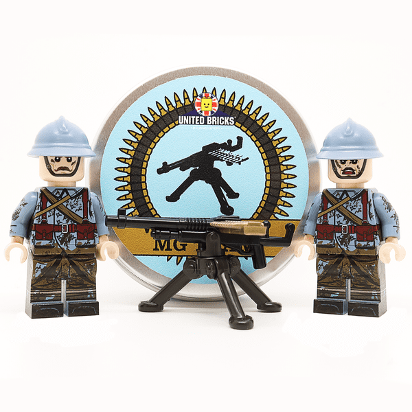 WW1 French Machine Gun Team
