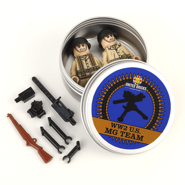 WW2 US Army Machine Gun Team