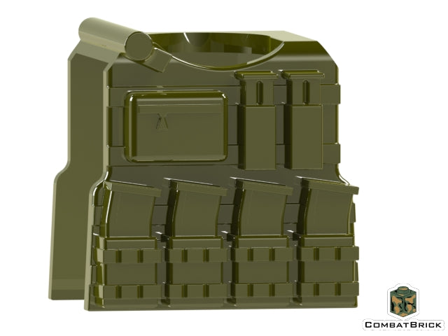 Vest with Mags / Camelbak Hydration Pack (Military Green)