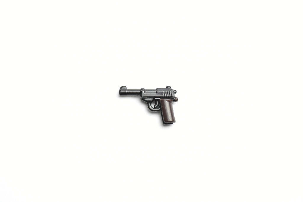 P38 Pistol RELOADED (Black & Dark Brown)