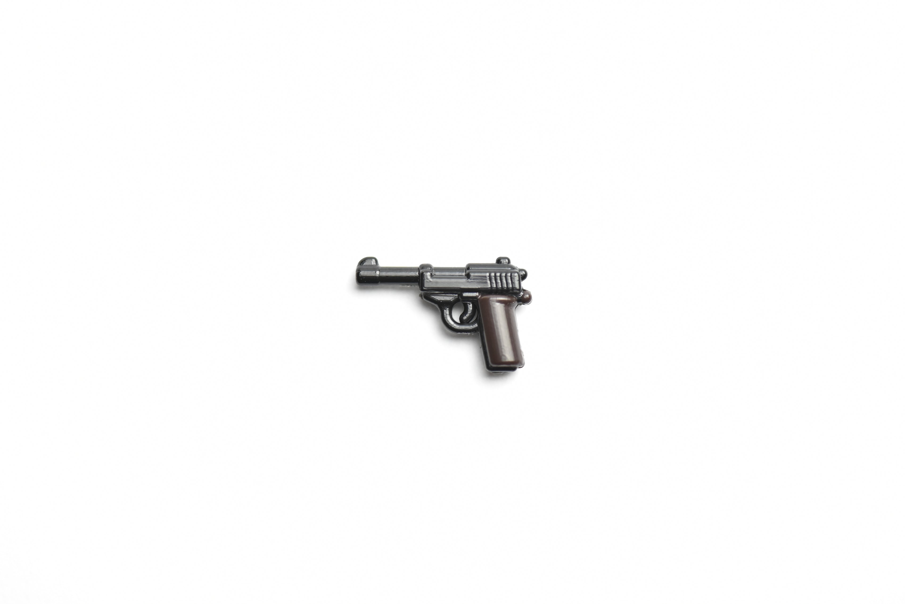 P38 Pistol RELOADED (Black & Dark Brown)