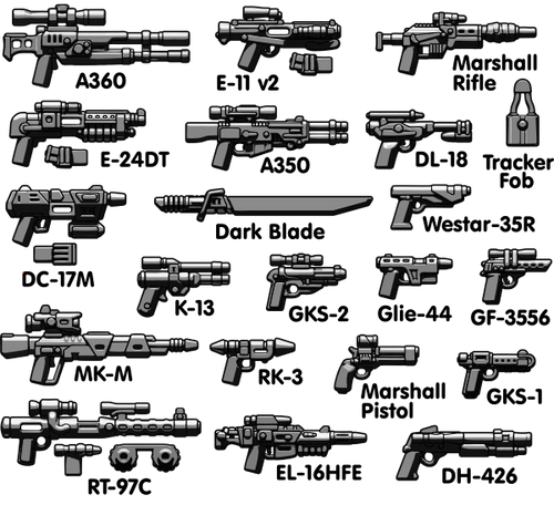 Blaster Weapons Pack - Nova