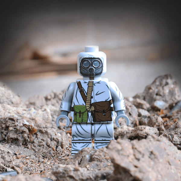 Cold War Soviet Soldier in NBC Suit