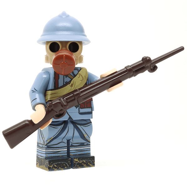 PRE-ORDER WW1 French Soldier with Gas Mask
