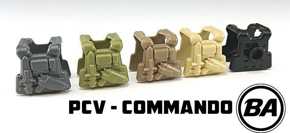 PCV Commando (Black/Tan/Dk Gray/Olive)