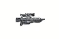 Morita Rifle w/Scope Reloaded (Black/Black)