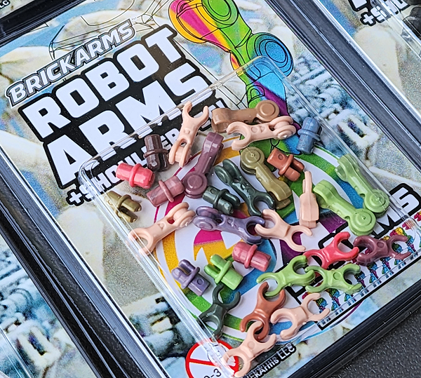 Robot Arms with Shoulder Peg (10 Arms)