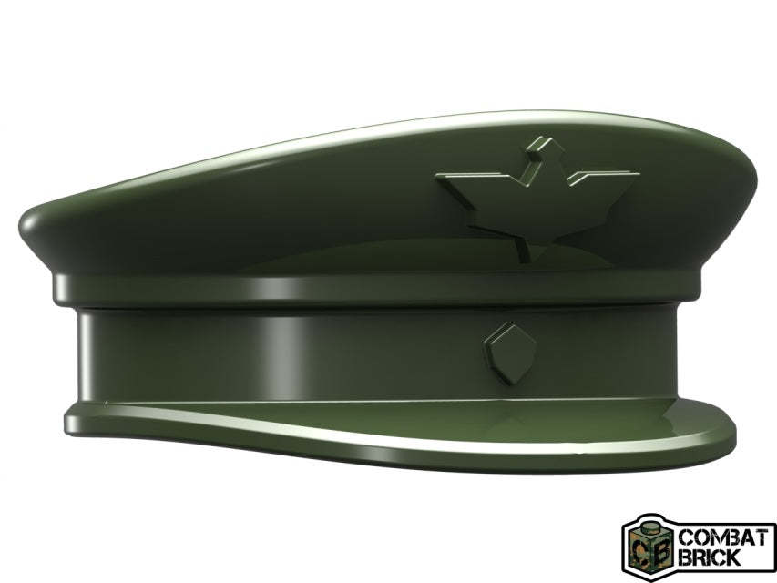 WW2 Officer Visor Cap (Military Green)