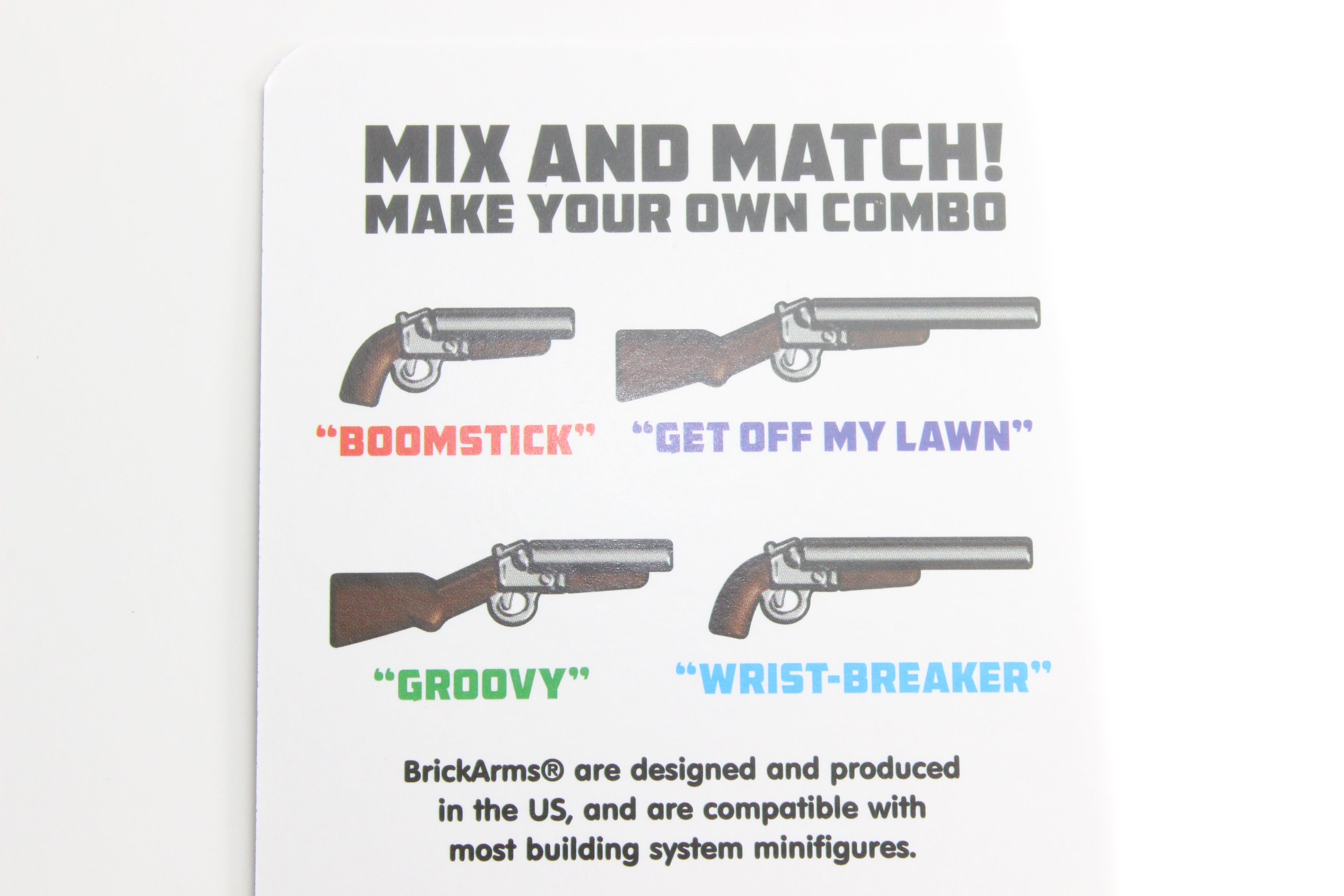 BrickArms Modular Shotguns w/ Hacksaw (Gunmetal/Brown)