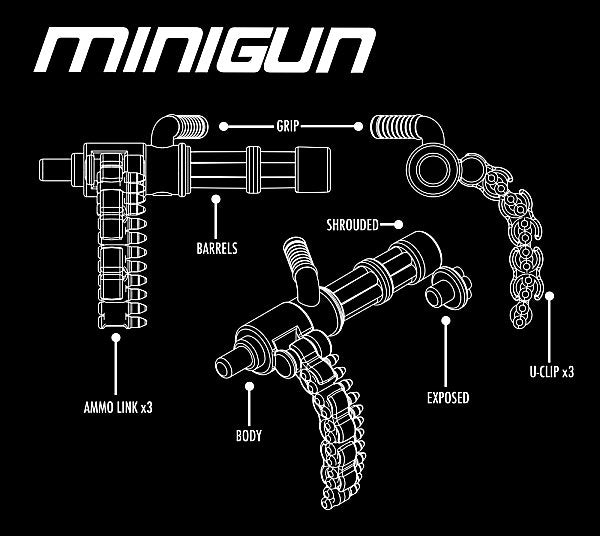 Minigun w/Ammo (Black)